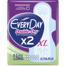 EveryDay Ultra Plus Hyperdry Double Dry Extra Long 8τμχ
