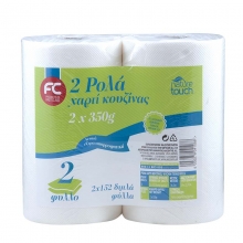 FC Χαρτί Κουζίνας Λευκό 2x350gr