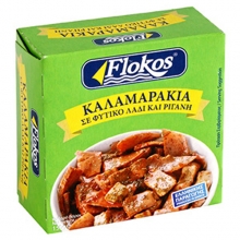Flokos Καλαμαράκια σε Φυτικό Λάδι και Ρίγανη 150gr