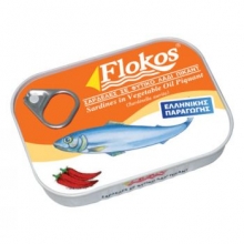 Flokos Σαρδέλα Πικάντικη με Φυτικό Λάδι 105gr