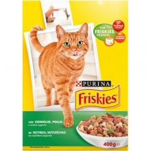 Friskies Ξηρά Γάτα Κουνέλι - Κοτόπουλο - Λαχανικά 400gr