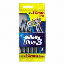 Gillette Blue 3 Sensitive (4+1 ΔΩΡΟ)