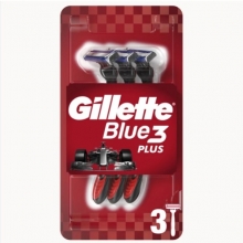 Gillette Blue 3 Plus Red 3τμχ