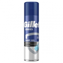 Gillette Gel Ξυρίσματος Series Cleansing with Charcoal 200ml
