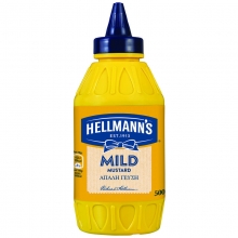 Hellmanns Μουστάρδα Απαλή 500ml