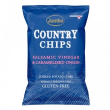 Jumbo Country Chips Ξύδι Βαλσάμικο και Καραμελωμένα Κρεμμύδια 150gr