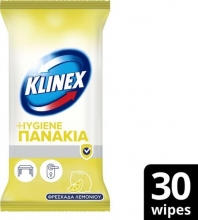 Klinex Υγρά Πανάκια Λεμόνι 30τμχ
