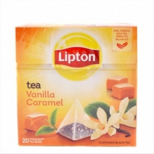 Lipton Τσάι Βανίλια και Καραμέλα Πυραμίδα 20 Φακελάκια 1.8gr