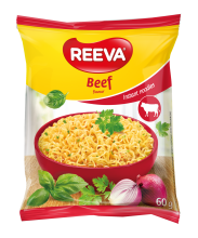 Reeva Instant Noodles με Βοδινό 60gr