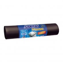 Sanitas Σακούλες Απορριμμάτων GB Power Μαύρη Γίγας 10τμχ