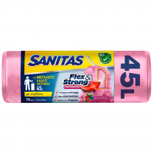 Sanitas Σακούλες Απορριμμάτων με Κορδόνι Αρωματικές Flex Mix 10τμχ