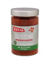 Zanae Σάλτσα Ντομάτας με Βασιλικό χωρίς Γλουτένη 400gr