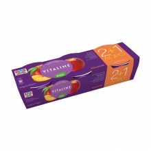 Δέλτα Vitaline Επιδόρπιο με Ροδάκινο 3x180gr