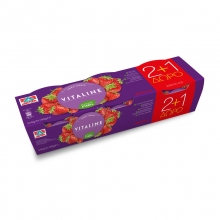 Δέλτα Vitaline Επιδόρπιο με Φράουλα 3x180gr