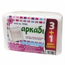 Αρκάδι Σαπούνι Λευκό 4x150gr