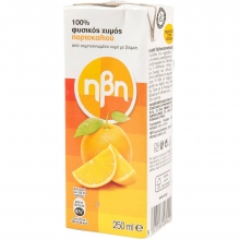 Ήβη Φυσικός Πορτοκάλι 250ml