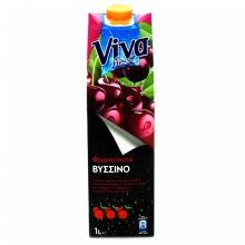 Χυμός Viva Φρουτοποτό Βύσσινο 1lt