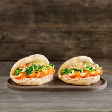 Bao Buns με Crispy Chicken