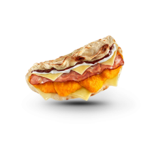 Pinsa Κοτομπουκιές - Bacon
