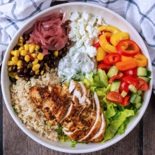 Protein Boost με Κοτόπουλο και Μοτσαρέλα