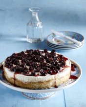 Cheesecake με Κανταΐφι (ατομικό)