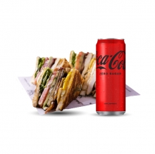 1 Πίτα Club επιλογής + 1 Αναψυκτικό 330ml επιλογής