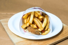 Πίτα με Μπιφτέκι Λαχανικών