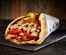 Πίτα Mega με Σουβλάκι Κοτόπουλο