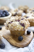 Muffin Blueberry Crumble
