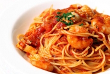 Spaghetti με Γαρίδες