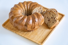 Banana Protein Cake + Toppings (2τμχ)