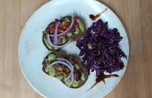 Creamy Avocado Toast Vegan