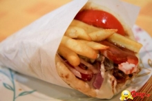 Πίτα Μπιφτέκι Γεμιστό Mix Τυριών