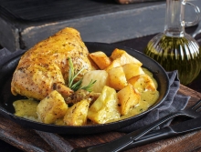 Κοτόπουλο με Πατάτες Λεμονάτες
