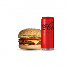 1 Classic Burger + 1 Coca-Cola 330ml ΔΩΡΟ