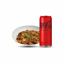 1 Τηγανιά Κοτόπουλο με Μουστάρδα + 1 Coca-Cola 330ml