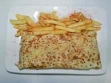 Κρέπα με Τηγανιά Κοτόπουλο