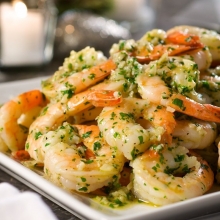 1 Κριθαρότο Γαρίδα + 1 Ριζότο Μανιταριών