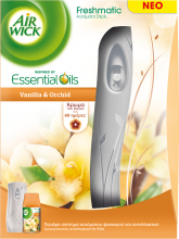 Air Wick συσκευή και ανταλλακτικό αρωματικό με άρωμα βανίλια και ορχιδέα 250ml