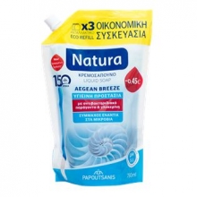 Papoutsanis Natura κρεμοσάπουνο ανταλλακτικό Aegean Breeze 750ml