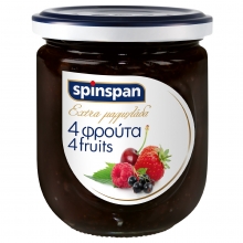 SpinSpan μαρμελάδα 4 φρούτα 380gr