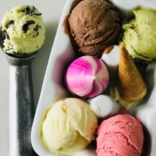 Παγωτό Sorbet με Γεύση Φράουλα