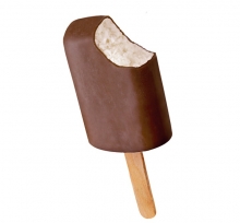 Παγωτίνια Ξυλάκι Βανίλια και Επικάλυψη Σοκολάτας