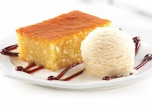 Ραβανί με Παγωτό Βανίλια (ατομικό)