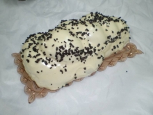 Τσουρέκι Λευκό με Γέμιση Κάστανο (τεμάχιο)