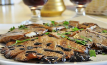 Μανιτάρια Πλευρώτους με Dressing