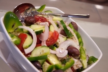 Σαλάτα Αγγουροντομάτα