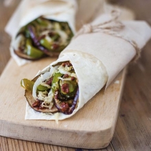 Τορτίγια Κοντοσούβλι Κοτόπουλο