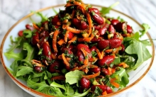 Σαλάτα με Φασόλια Vegan