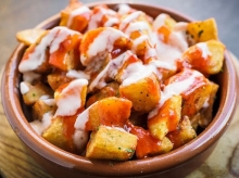 Πατάτες Τηγανητές με Σως